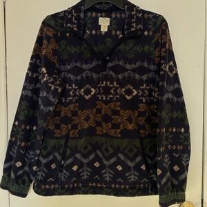 Fleece Quarter Zip(Button) Sweatshirt